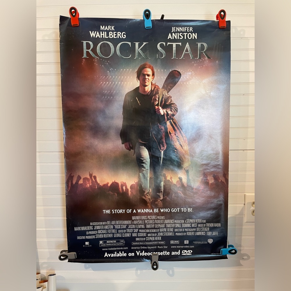 Vintage 2001
"Rockstar" 27" × 40"
Movie Poster